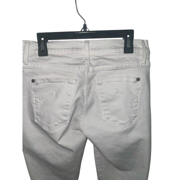 JAMES JEANS Women's Size 27 Waist Twiggy Jeans Frost White Skinny Jeans USA Made - Picture 5 of 10